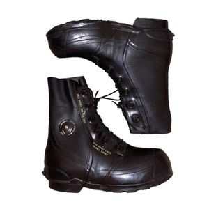 Vintage Black Military Bunny Boots